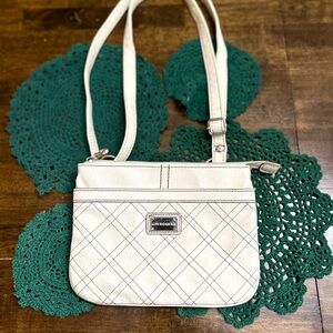 Elegant White/Cream Crossbody Bag